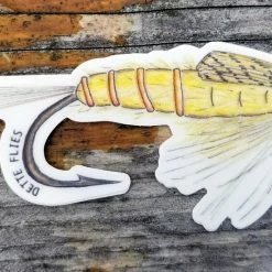 Dette Flies Yellow Stone Nymph Fly Sticker Misc.