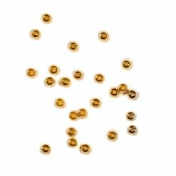 Dette Flies Dette Countersunk Brass Beads - 25 Pack Beads, Cones, Eyes & Masks