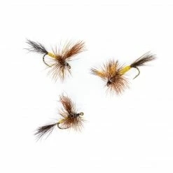 Dette Flies Traditional Dries Grizzly Wulff
