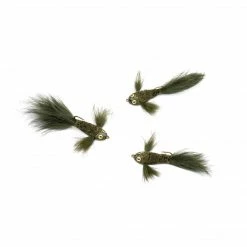 Dette Flies JC's Rabbit Tail Sculpin - Dark Olive Streamers