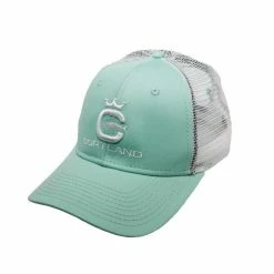 Hats Cortland Logo Trucker Hat - Cool Mint
