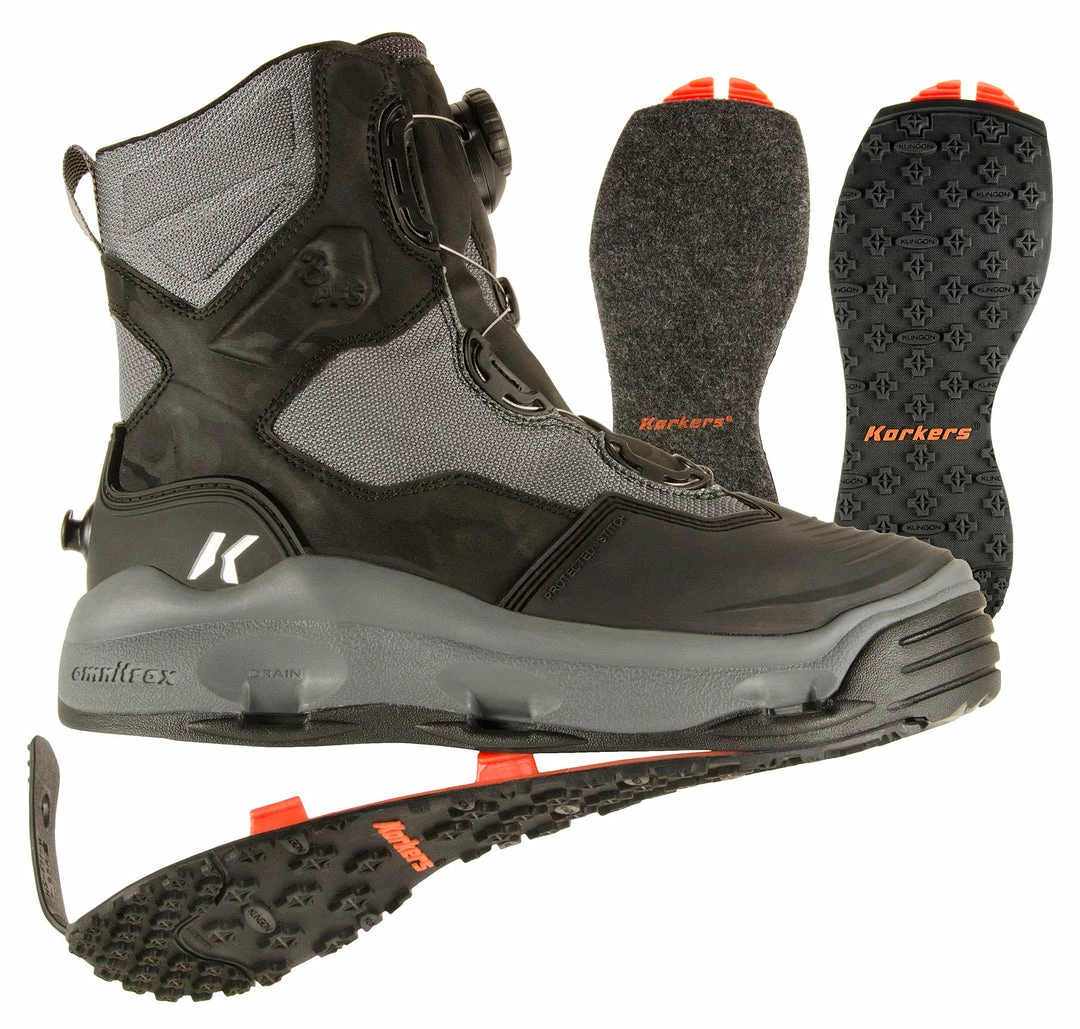 Korkers Darkhorse Wading Boot Boots 1 Korkers Darkhorse Wading Boot Boots