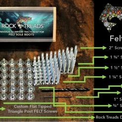 Boots Rock Treads - Universal Aluminum Tractions Kit 11 Boots Rock Treads - Universal Aluminum Tractions Kit