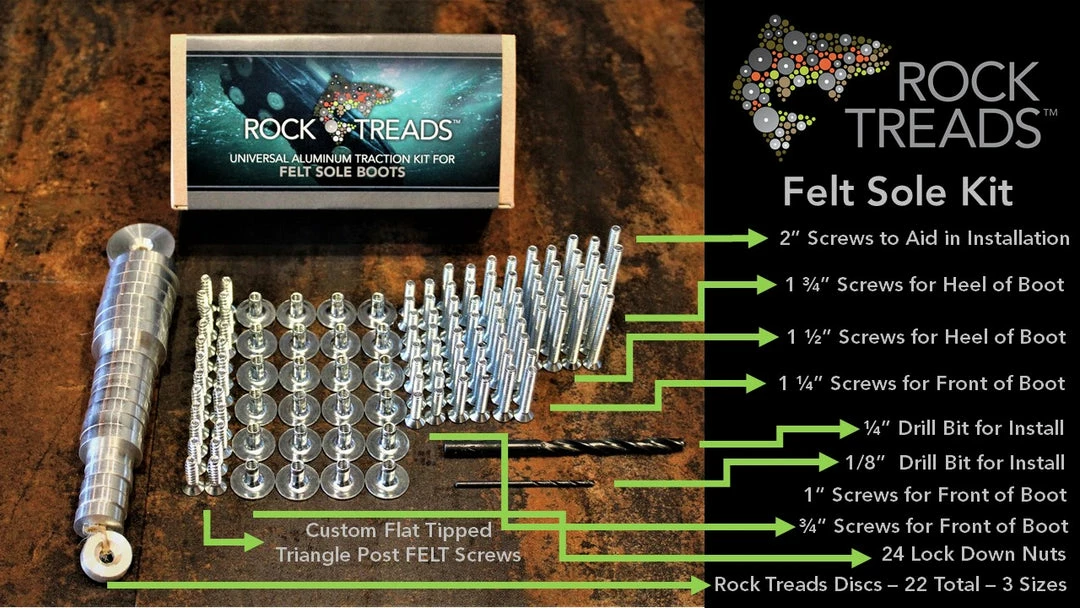 Boots Rock Treads - Universal Aluminum Tractions Kit 3 Boots Rock Treads - Universal Aluminum Tractions Kit