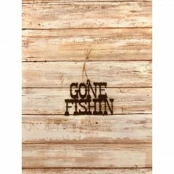 Faire Universal Ironworks | Rustic Gone Fishin Ornament