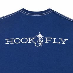 25% Off - Hook & Fly Bamboo T-Shirt (Navy)