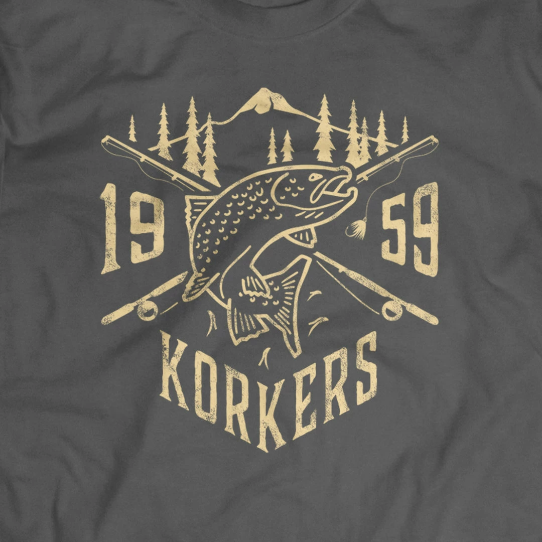 Clearance & Sales 30% Off - Korkers - Heritage Badge Tee