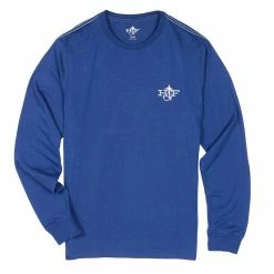 25% Off - Hook & Fly Bamboo Long Sleeve Shirt (Navy) Clothes