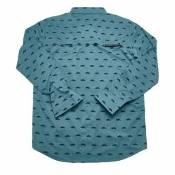 Clearance & Sales 25% Off - Rep Your Water Side Channel Fishing Shirt - Trout Print