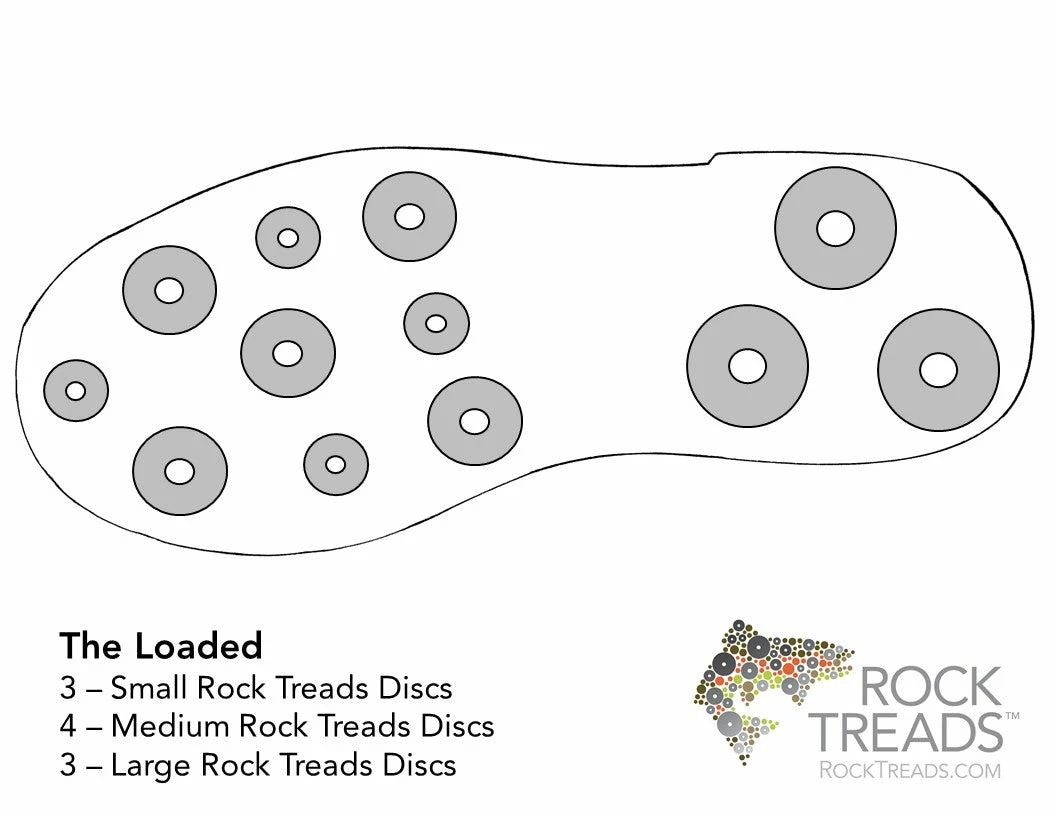 Boots Rock Treads - Universal Aluminum Tractions Kit 7 Boots Rock Treads - Universal Aluminum Tractions Kit