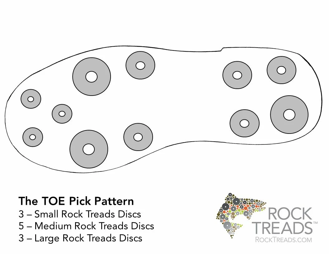 Boots Rock Treads - Universal Aluminum Tractions Kit 9 Boots Rock Treads - Universal Aluminum Tractions Kit