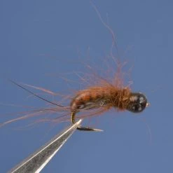 Dette Flies S.N.'s Tan Caddis Larva, Bead Head Nymphs