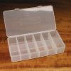 Hareline 12 Compartment Drilled Dubbing Box Dubbing Tools, Bodkin & Needles