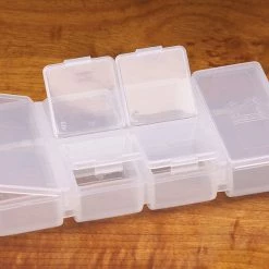 Fly Boxes Hareline - Flip Cap - 4 Small 2 Long Compartment Box