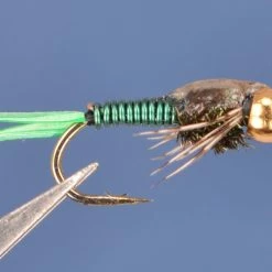 Dette Flies Copper John - Green Nymphs