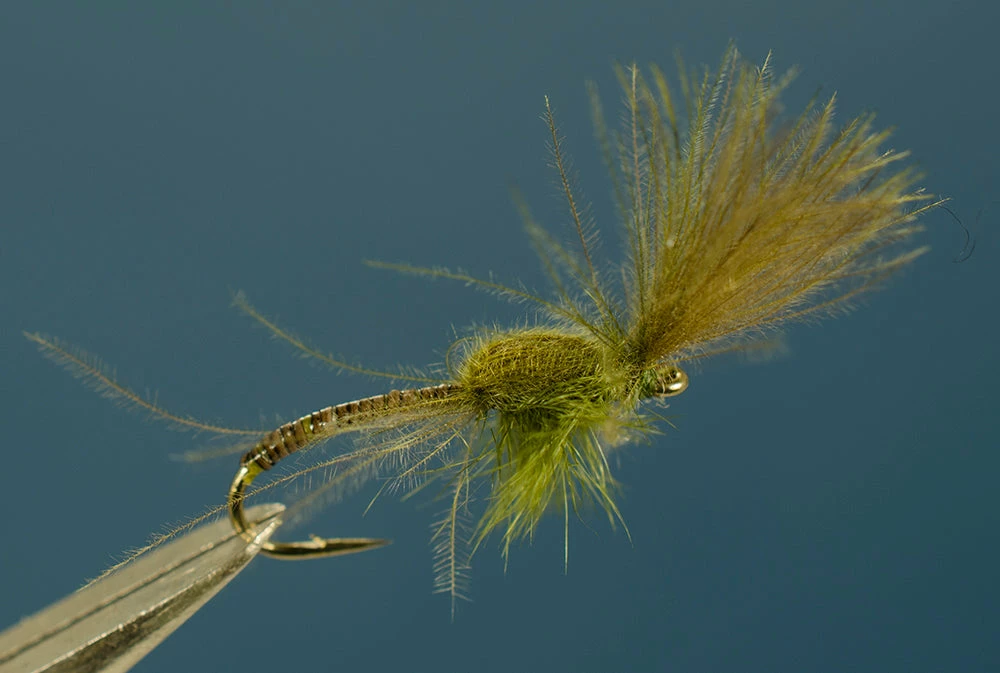 Dette Flies Emergers & Cripples Olive Down And Away 1 Dette Flies Emergers & Cripples Olive Down And Away