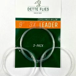 Dette Flies Dette Copolymer Nylon Leaders - 3 Pack