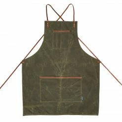 Faire Journeyman Lightweight Cross-Back Waxed Canvas Apron