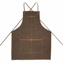Faire Journeyman Lightweight Cross-Back Waxed Canvas Apron