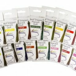 Polish Quills Stripped Peacock Eye Quills