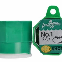 Dinsmores Lead Free Green Egg Split Shot - Single Dispenser