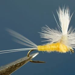 Dette Trout Flies Sulphur Parachute Calf Post Parachutes