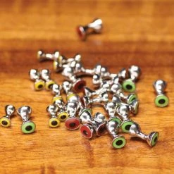 Hareline Tungsten Dumbell Predator Eyes Beads, Cones, Eyes & Masks