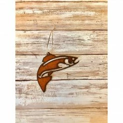 Faire Gift Ideas Universal Ironworks | Rustic Trout Ornament